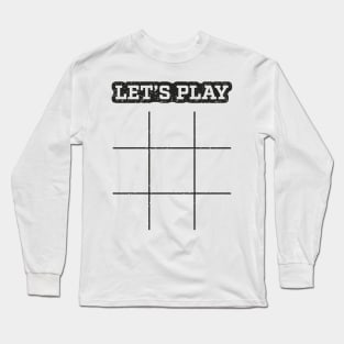 Tic-Tac-Toe Long Sleeve T-Shirt